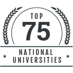 Top 75 National Universities badge